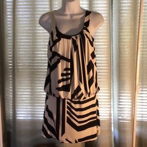 Women’s zebra print vintage dress